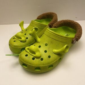 Crocs x Dreamworks Shrek Classic Clog Green Lime Men Size 11  Women 13 - NEW